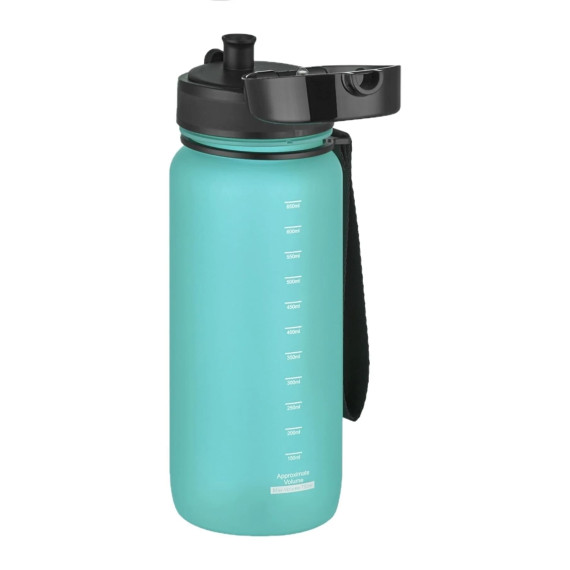 Butelka na wodę z tritanu 650ml Bidon sportowy turkusowy