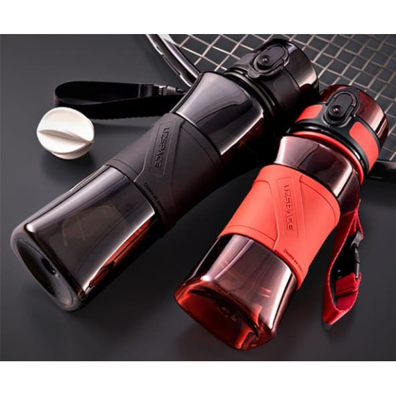 Butelka Shaker do białka, do odżywek 550ml Bidon na wodę z tritanu czarny