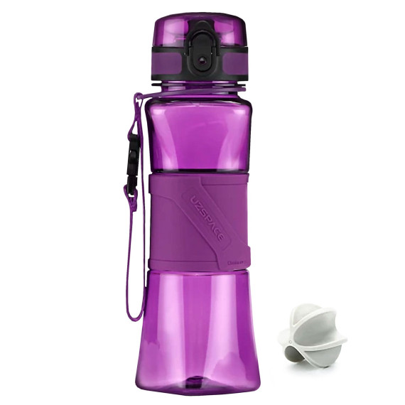 Butelka Shaker do białka, do odżywek 550ml z tritanu fioletowa