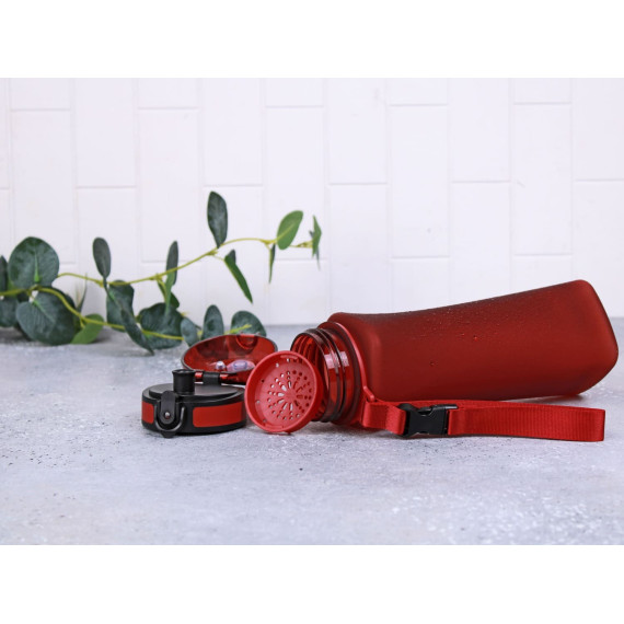 Butelka na wodę z tritanu 700ml WAVE Bidon sportowy czerwony