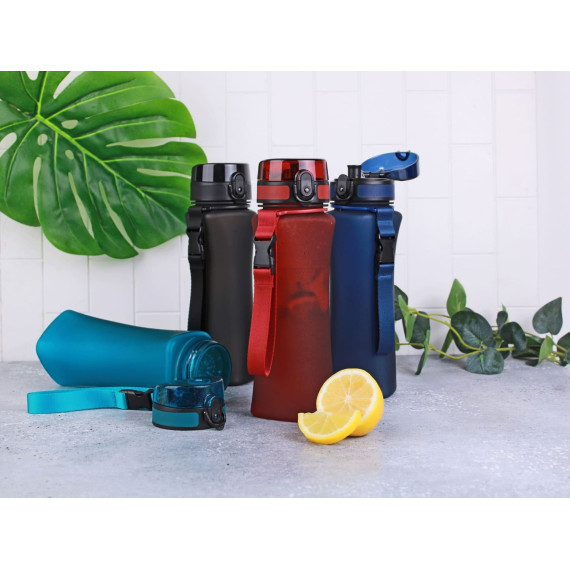 Butelka na wodę z tritanu 700ml WAVE Bidon sportowy czarny