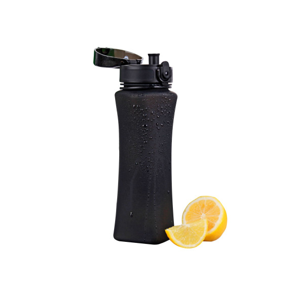 Butelka na wodę z tritanu 700ml WAVE Bidon sportowy czarny