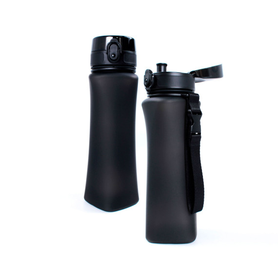 Butelka na wodę z tritanu 700ml WAVE Bidon sportowy czarny