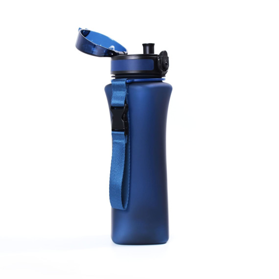 Butelka na wodę z tritanu 700ml WAVE Bidon sportowy ciemnonibieski