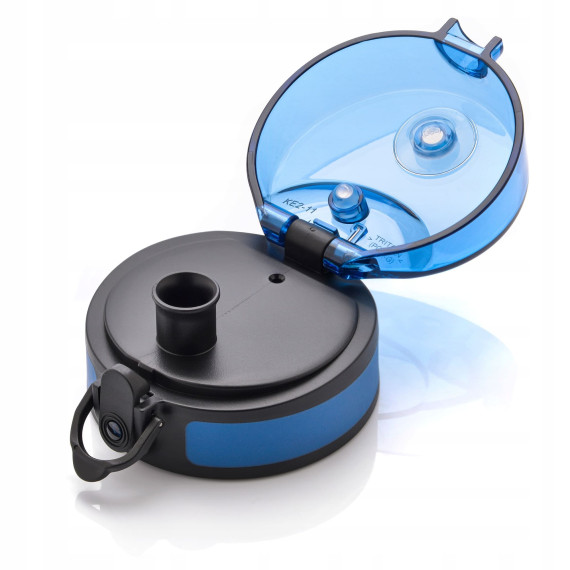 Butelka na wodę z tritanu 500ml motywacyjna niebiesko-turkusowa