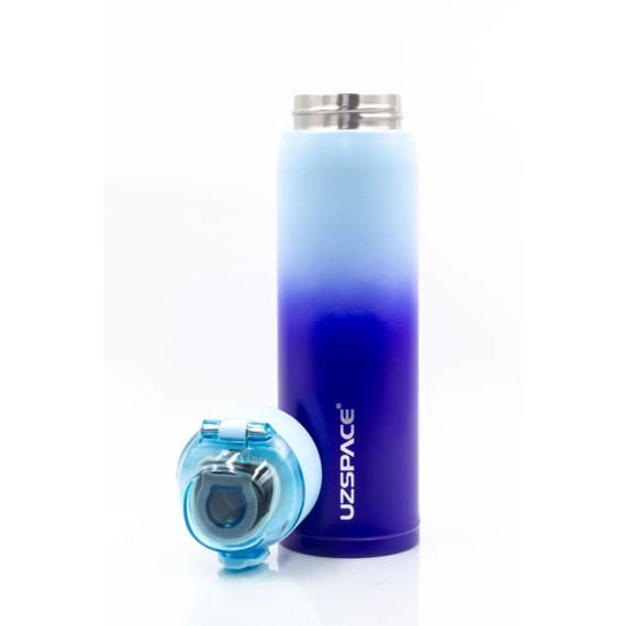 Butelka termiczna stalowa 500ml Termos z ustnikiem niebieski