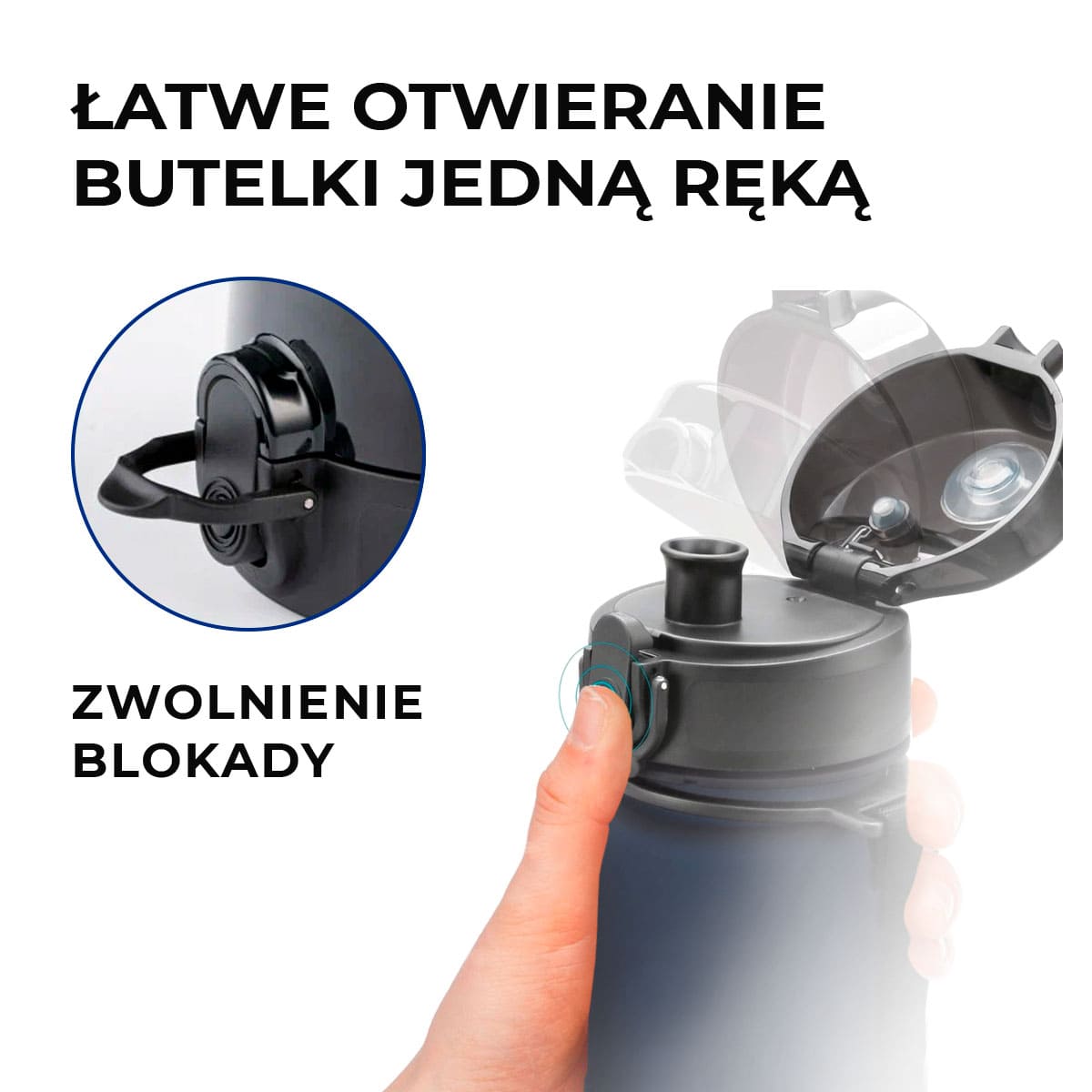 butelka uzspace 650 ml otwieranie