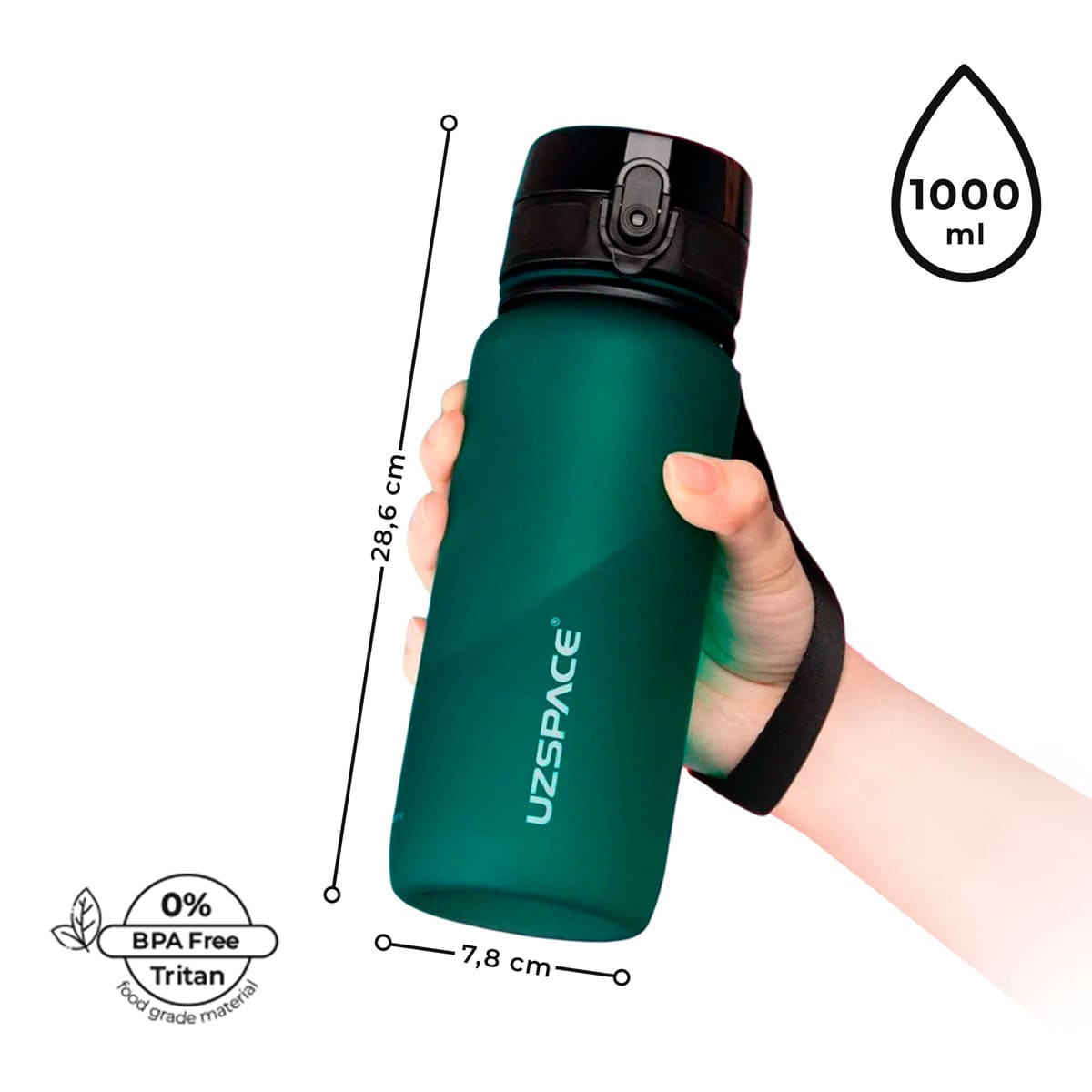 butelka uzspace 1l parametry